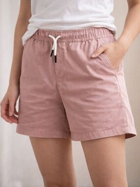 Free Planet Pink Shorts XS Elastic Waist Drawstring Casual Lounge Cotton